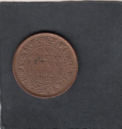 Beschrijving: 1/4 Anna EDWARD VII